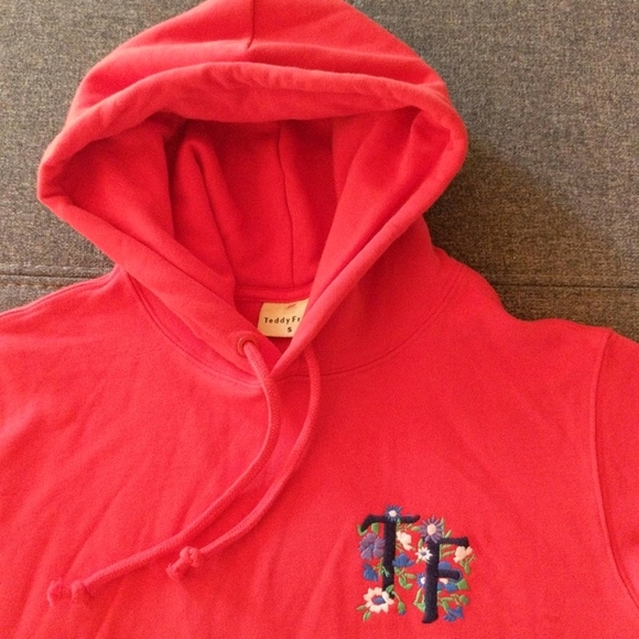 NWOT Teddy Fresh TF Hoodies Red - Picture 2 of 15